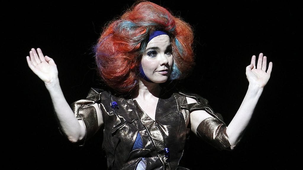 Björk esiintyi Chilessä vuonna 2012.