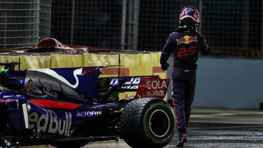 Daniil Kvjatin esitykset tällä kaudella eivät ole miellyttäneet Toro Rossoa. Venäläiskuskilla on vasta neljä MM-pistettä.