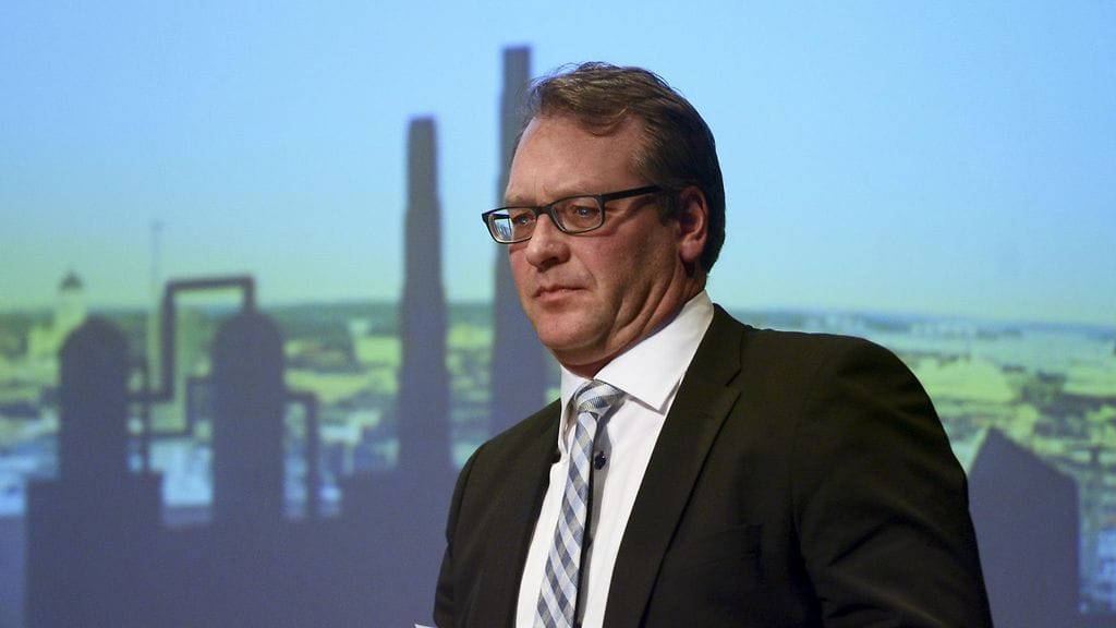 Paperiliiton puheenjohtaja Petri Vanhala