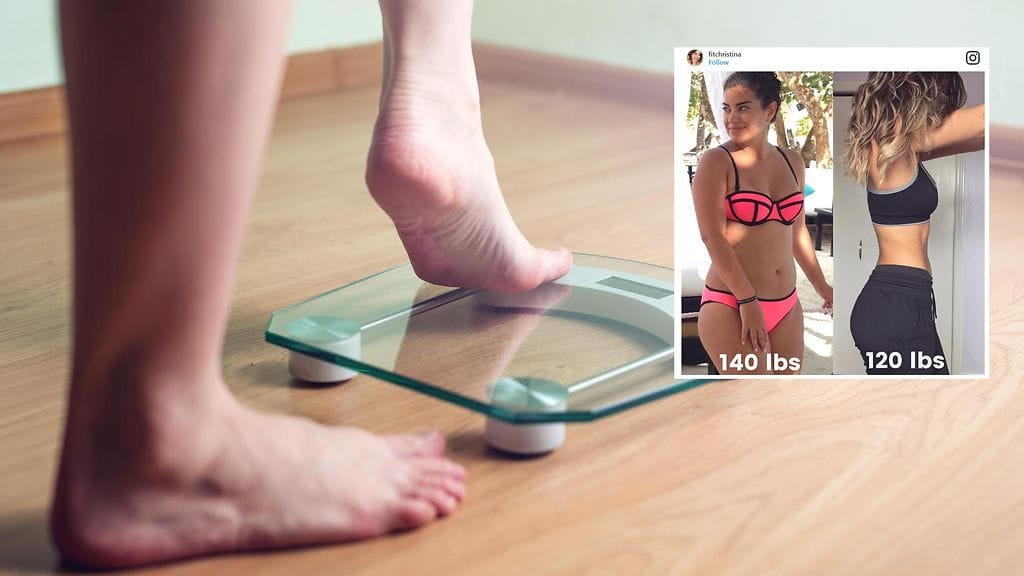 Nainen kertoo tunteneensa lähinnä ahdistusta ja masentuneisuutta tavoitepainoon päästyään.