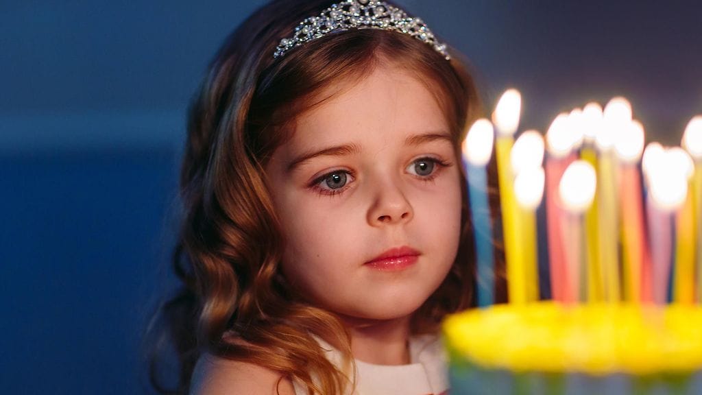 lapsi, syntymäpäivä, kakku