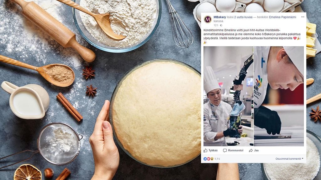 Imatralaislähtöisella kondiittorilla on kova kisakunto.