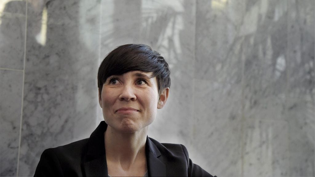 Norjan ulkoministeriksi on nimitetty entinen puolustusministeri Ine Eriksen Söreide.