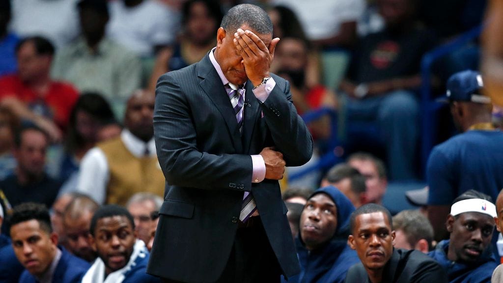 New Orleans Pelicansin valmentaja Alvin Gentry pettyi suojatteihinsa toisella puoliajalla.