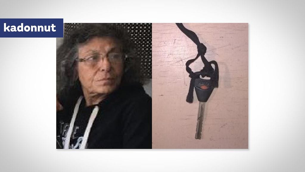 Kadonnut Araxie Illman nähtiin viimeksi lauantai-iltapäivänä 14. lokakuuta kävelemässä Gerbyntietä Vaasan keskustan suuntaan. Poliisi kertoo löytäneensä naisen kotiavaimen.