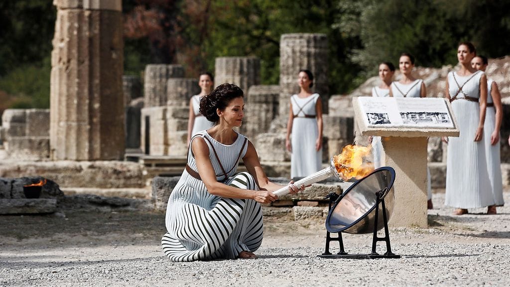 Olympiatuli sytytettiin tänään