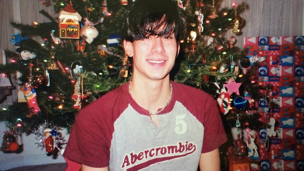 Justin Jedlica nuorena poikana