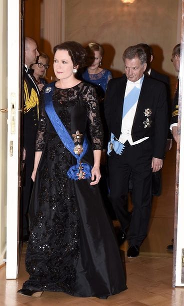 Jenni Haukio, Sauli Niinistö Puolan presidentin juhlaillallinen Presidentinlinnassa 24.10.2017 1