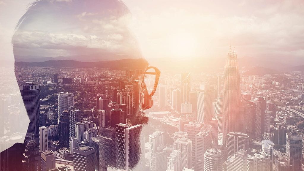 Kaupungin visiossa kaupunkia muokattaisiin ihmisten luovuttamien tietojen ja ympäristöstä kerätyn datan avulla. Kuvituskuva.