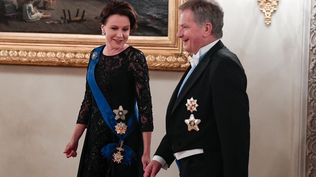 Jenni Haukio, Sauli Niinistö Puolan presidentin juhlaillallinen Presidentinlinnassa 24.10.2017 3