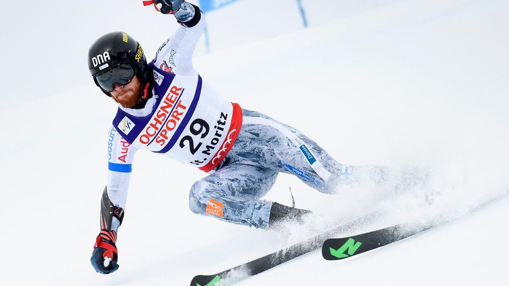 Samu Torsti St. Moritzin rinteillä viime helmikuussa.