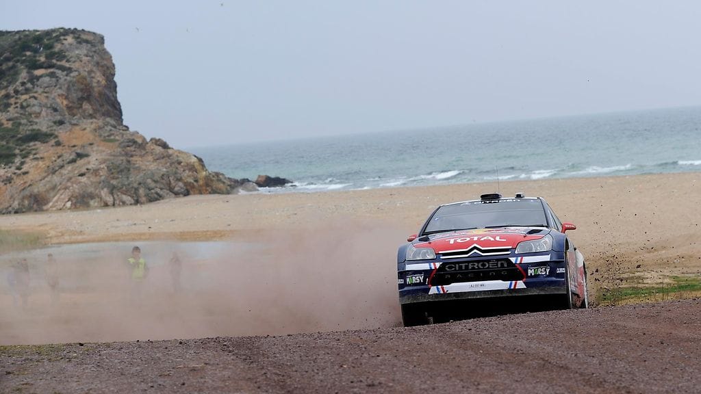 Sebastien Ogier Turkin rallissa vuonna 2010