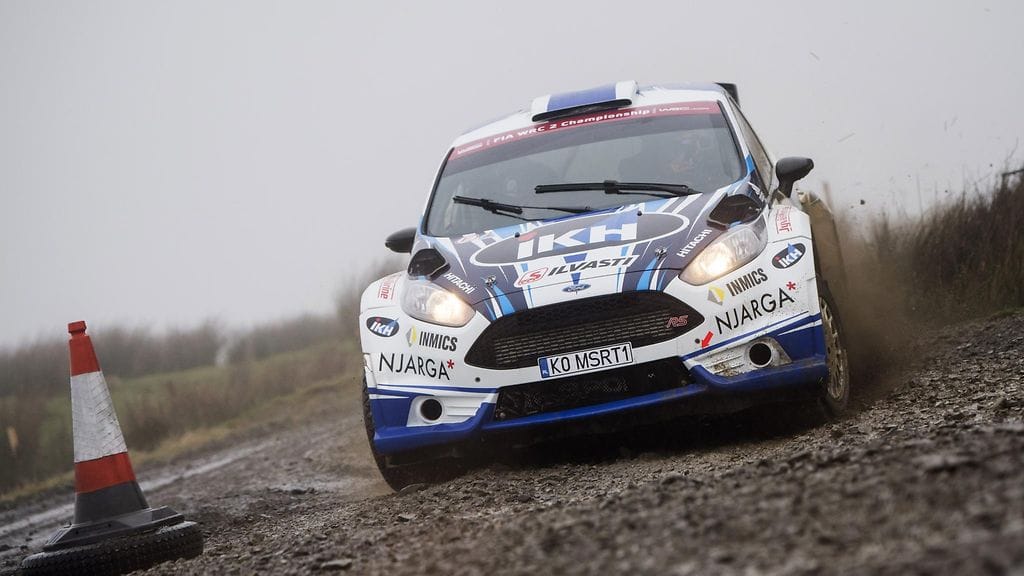 Kalle Rovanperä testasi Walesissa ennen MM-rallia.