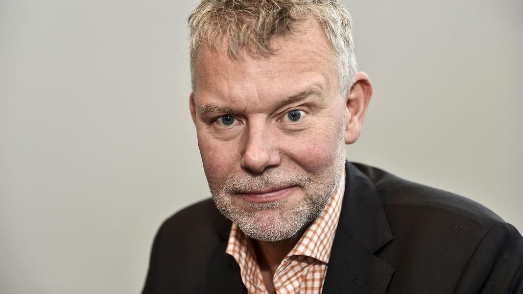 Arne Dahl Helsingin Kirjamessuilla 27. lokakuuta 2017.