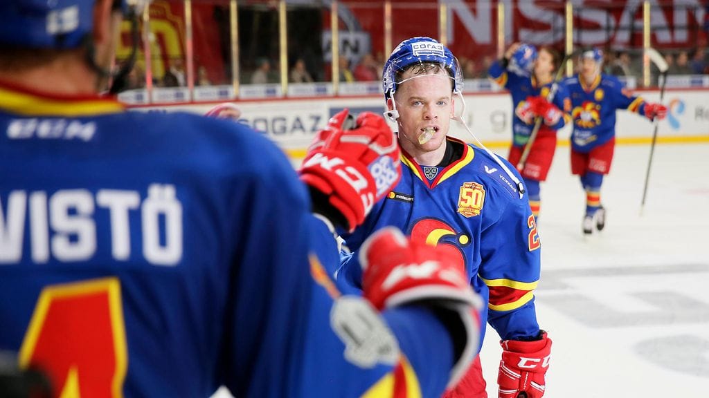 Brian O'Neill viimeisteli Jokereiden avausmaalin (arkistokuva).