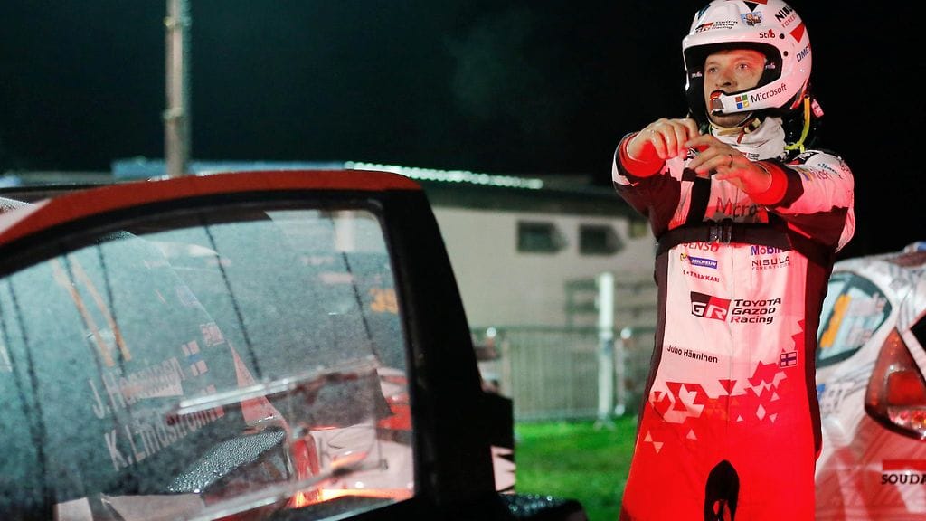 Juho Hänninen ajaa Walesissa viimeistä kertaa kilpaa Toyotalla.