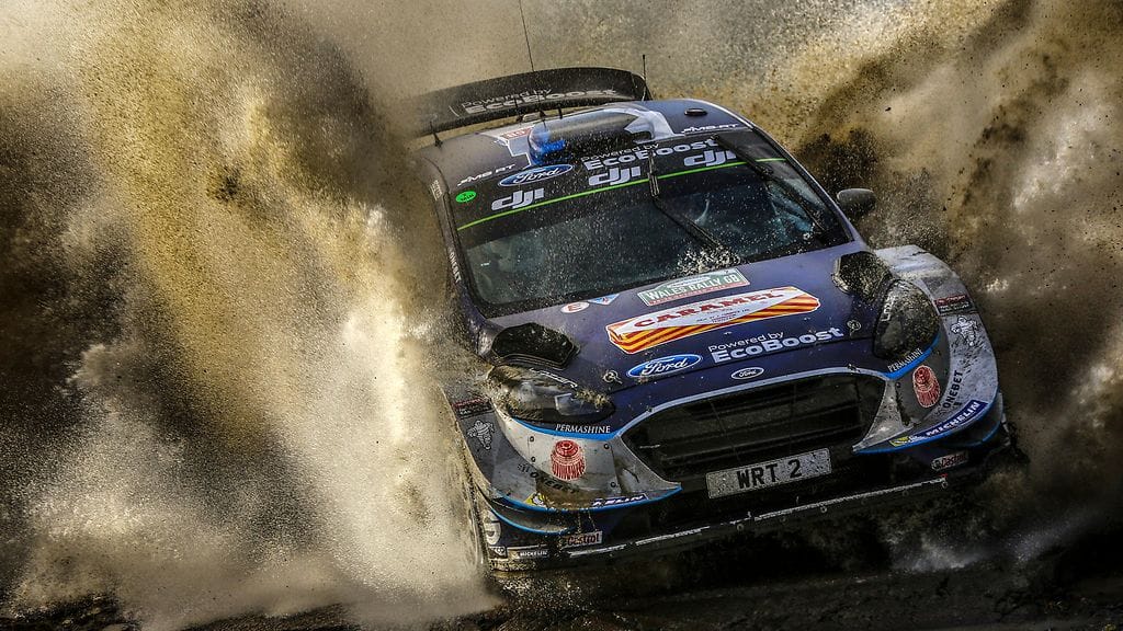 Ott Tänak on Viron rallin keulakuva.