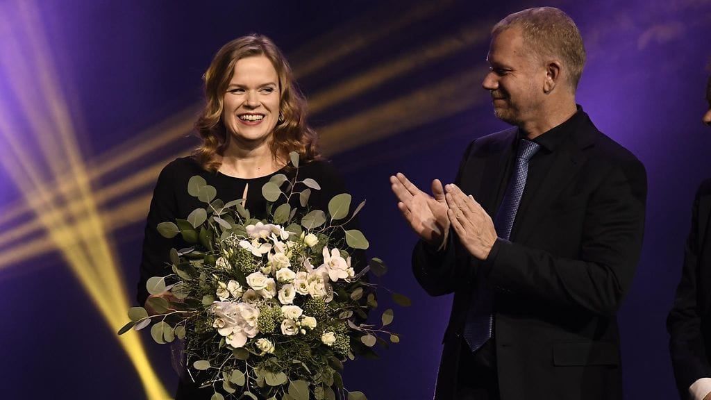 Käsikirjoittaja ja ohjaaja Selma Vilhunen sekä tuottaja Kai Nordberg.