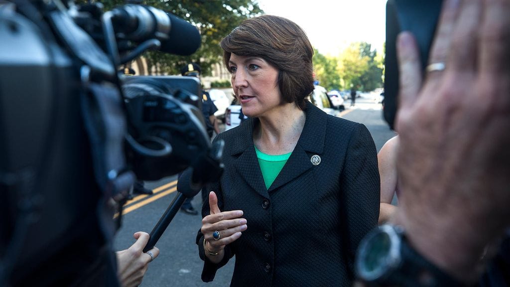 Edustajainhuoneen republikaanien puheenjohtaja Cathy McMorris Rodgers.