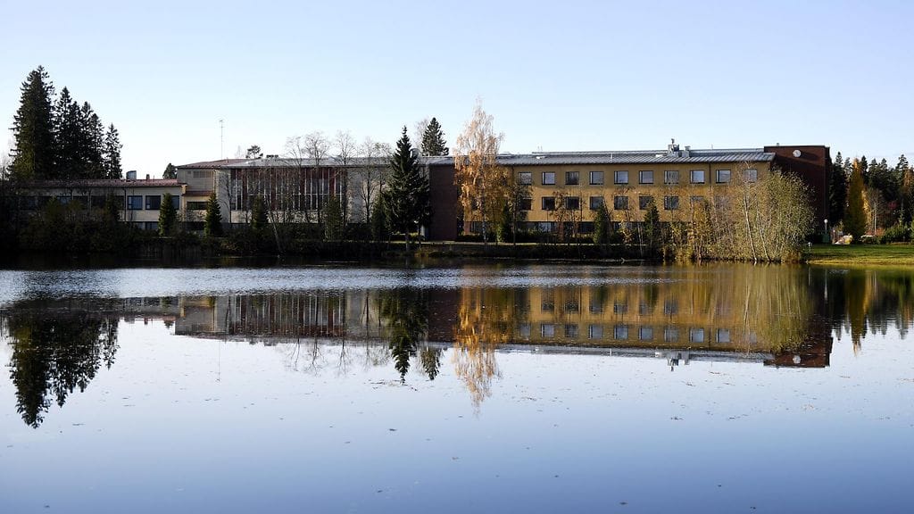 Jokelan koulukeskus Tuusulan Jokelassa 19. lokakuuta 2017.