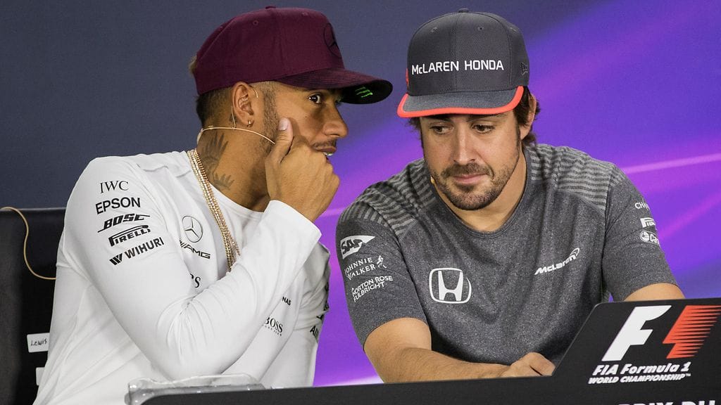 Lewis Hamilton ja Fernando Alonso