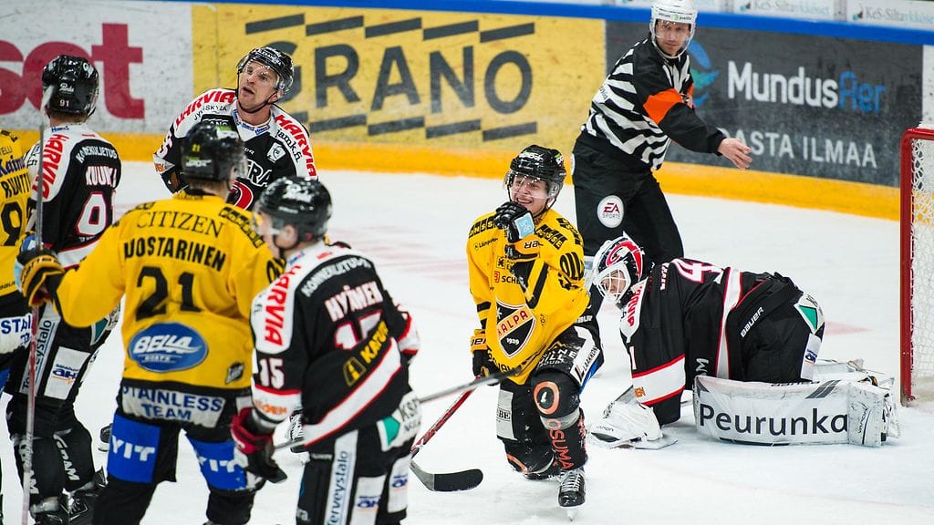 Otto Leskinen onnistui JYPiä vastaan maalinteossa.