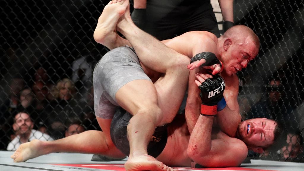 Georges St. Pierre Michael Bispingin päällä.