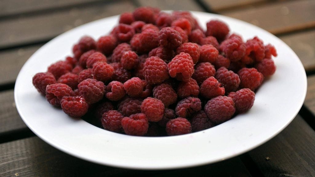 Vadelma on runsaskuituinen ja siten terveellinen lisä ruokavalioon.