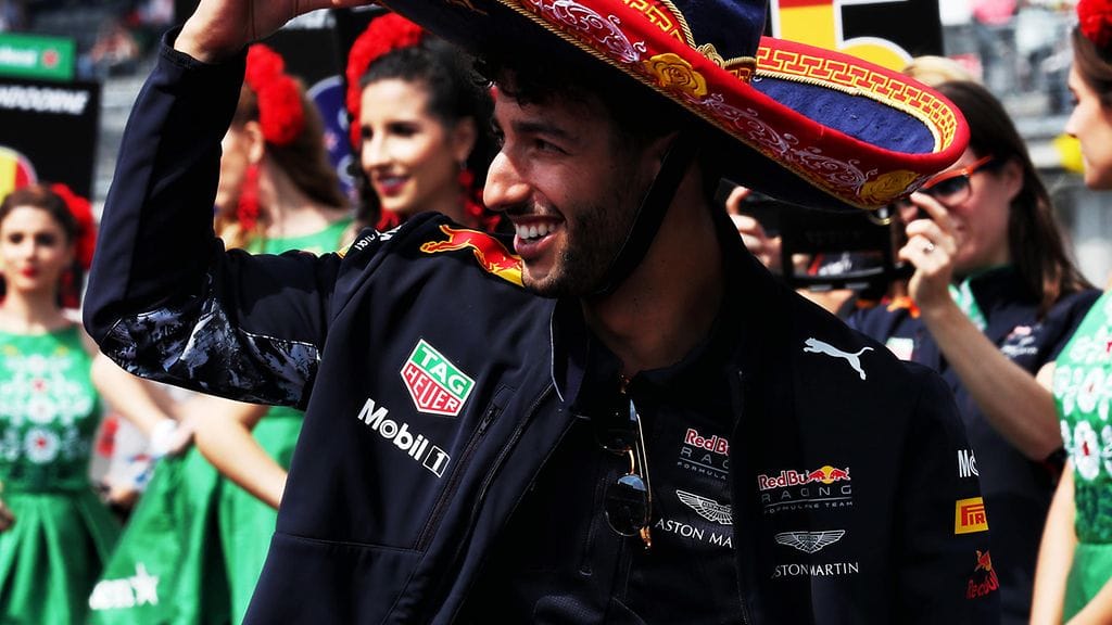 Daniel Ricciardo Meksikon GP:ssä.