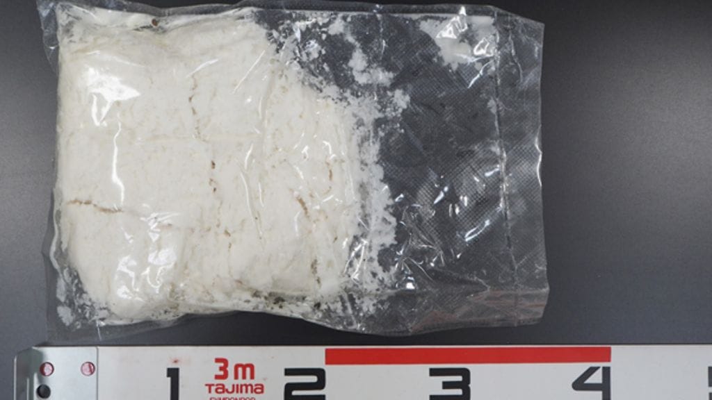 Poliisin takavarikoimaa huumetta.