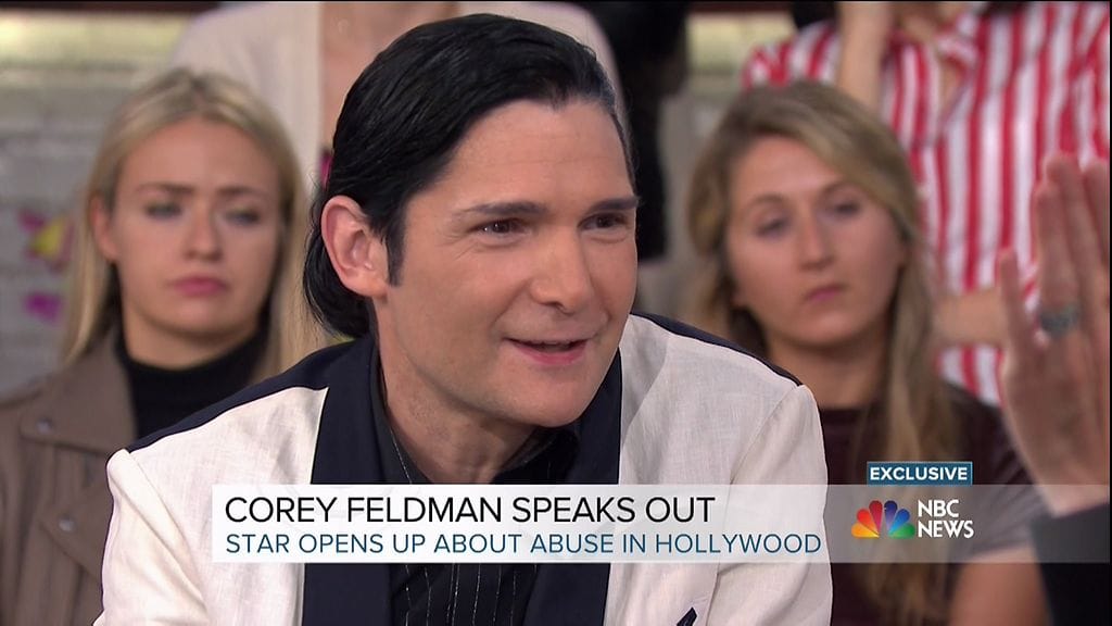 Corey Feldman haastateltavana lokakuussa 2017.
