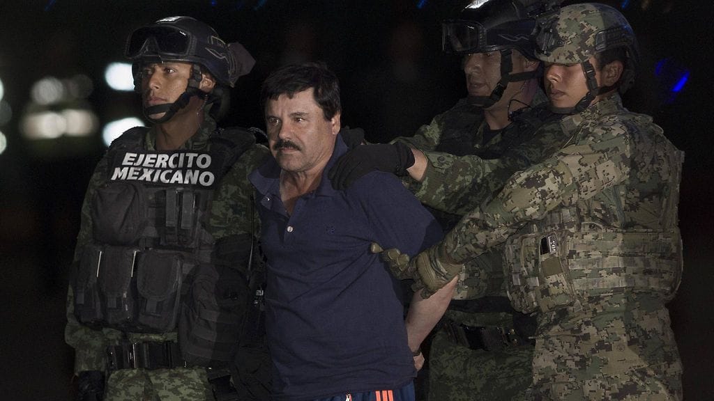 Joaquin "El Chapo" Guzmanin epäillään johtaneen yhtä maailman suurimmista huumekartelleista.