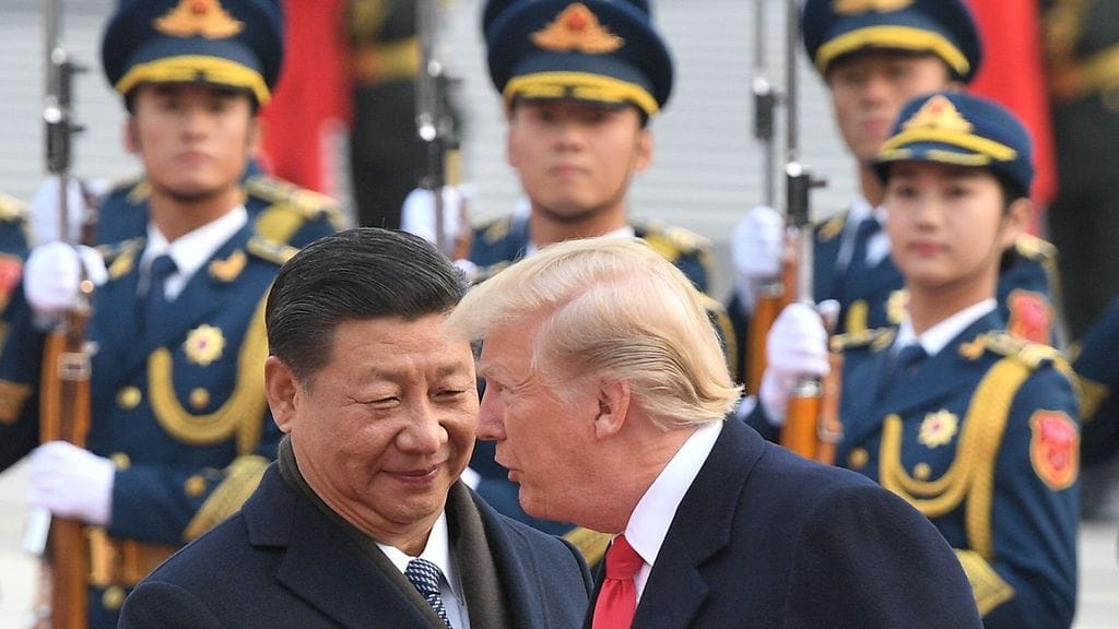 Xi Jinping ja Donald Trump Pekingissä 9. marraskuuta 2017.