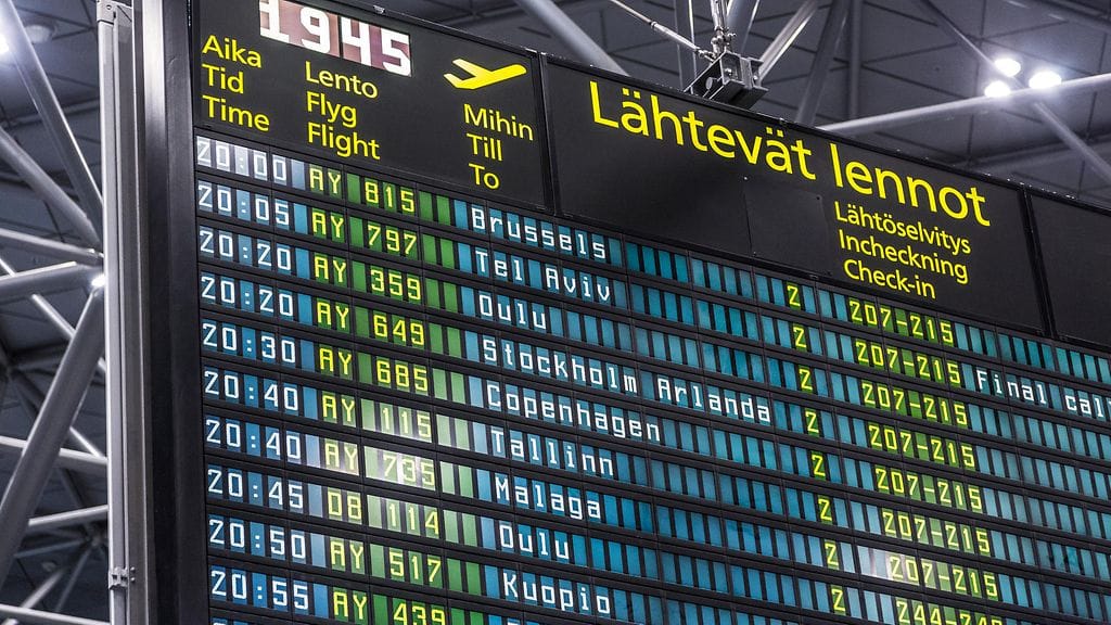 Iltalennot ovat usein edullisempia kuin aamulennot.