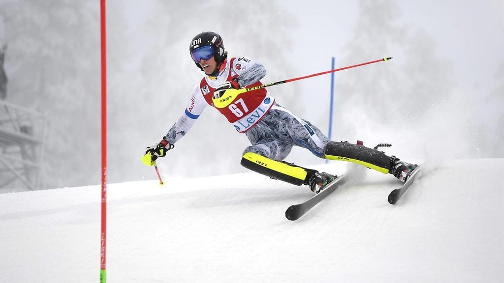 Joonas Räsänen Levin rinteessä vuosi sitten.