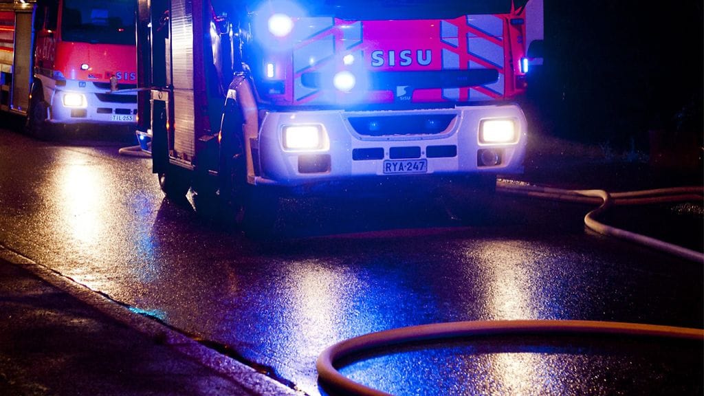 Pelastuslaitos sai hälytyksen ennen aamu kymmentä.