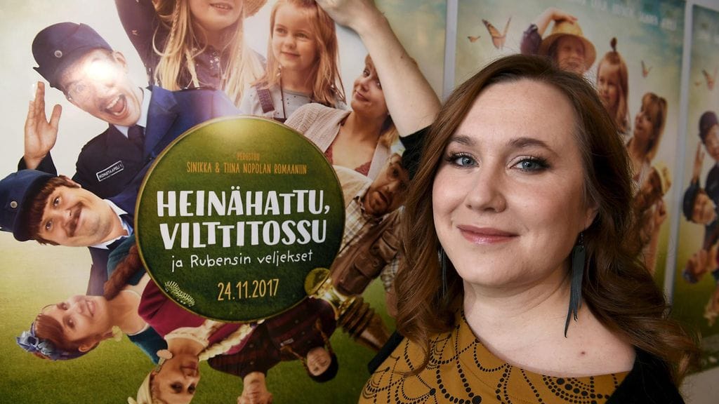 Anna Dahlman 9.11.2017 Heinähattu, Vilttitossu ja Rubensin veljekset -pressi 2