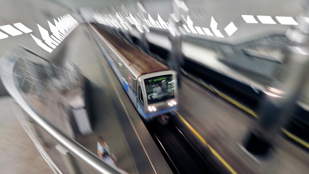 Kuvituskuvaa Moskovan metrosta.