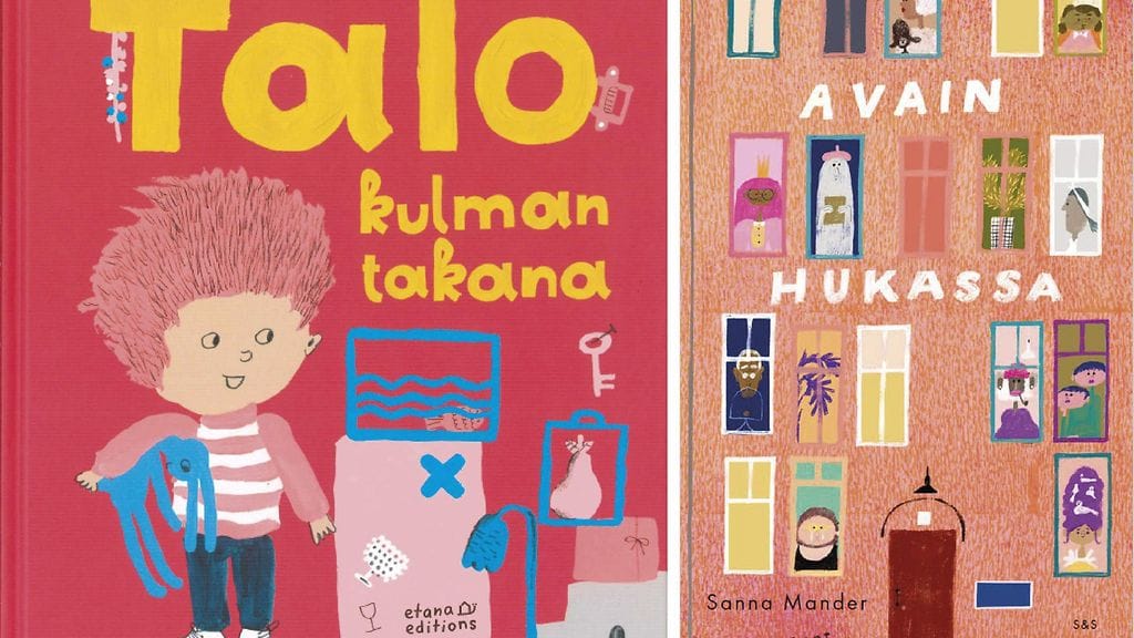 Sanna Manderin Avain hukassa -teoksessa on havaittu yhtäläisyyksiä viime vuonna ilmestyneeseen lastenkirjaan Talo kulman takana.