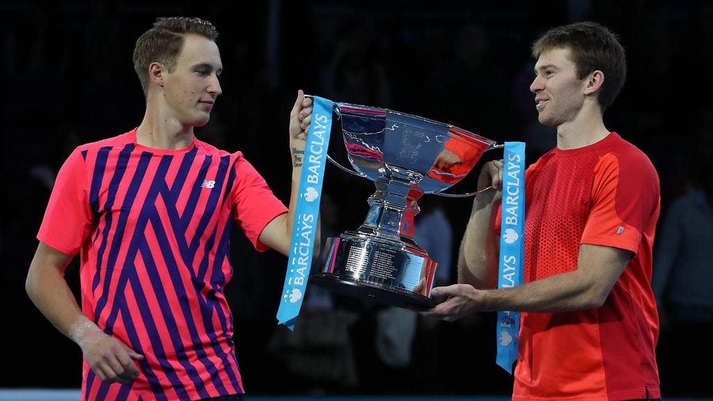 Henri Kontinen ja John Peers puolustavat finaaliturnauksen voittoa.