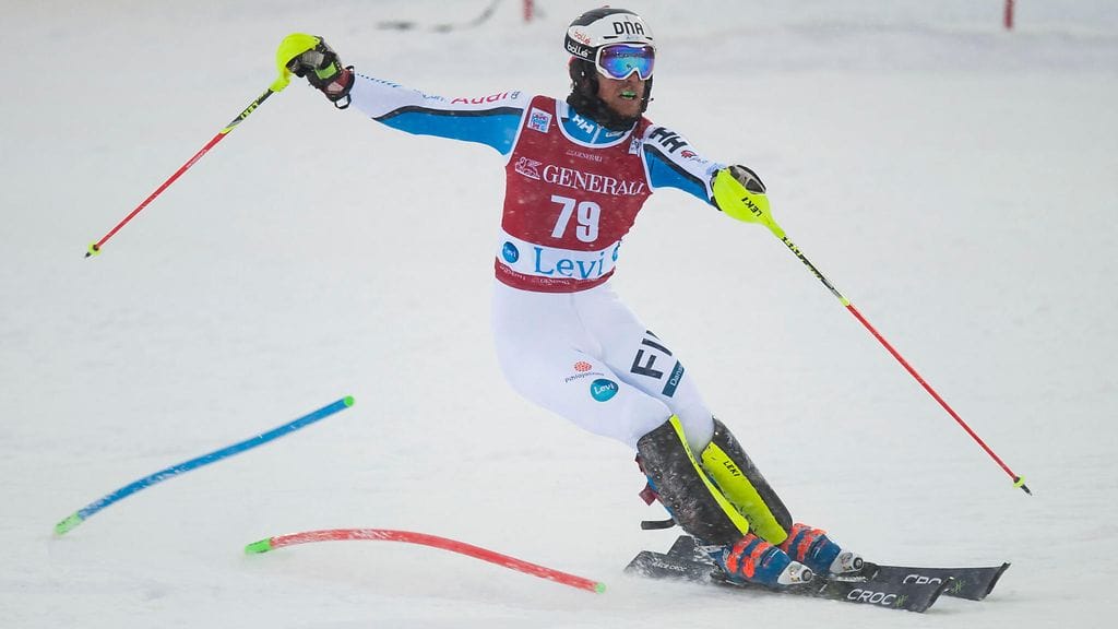 Joonas Räsänen oli pujottelussa paras suomalainen.