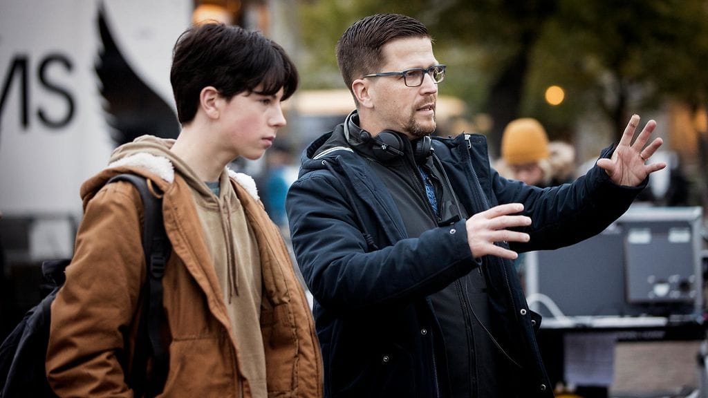 Tekijä tuntematon: Amos Brotherus ja ohjaaja Klaus Härö 2017