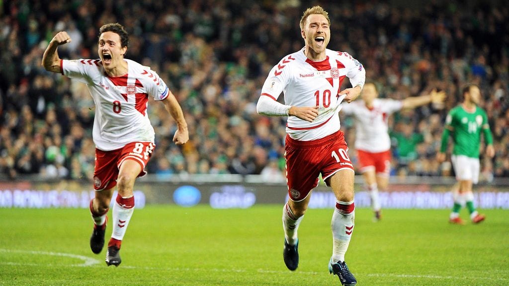 Christian Eriksen (oik.) oli Tanskan sankari MM-karsinnassa.