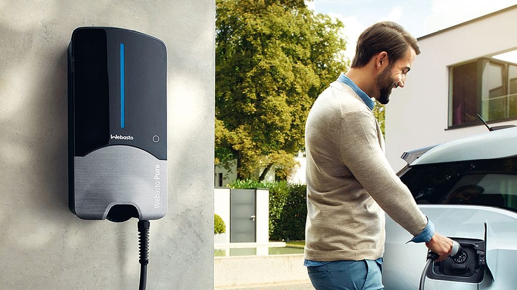 Webasto Pure on saksalaisyhtiön ensimmäinen kuluttajille suunnattu latausasema.