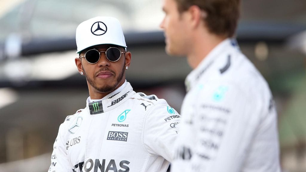 Lewis Hamilton ja Nico Rosberg ajoivat tallitovereina neljä kautta.