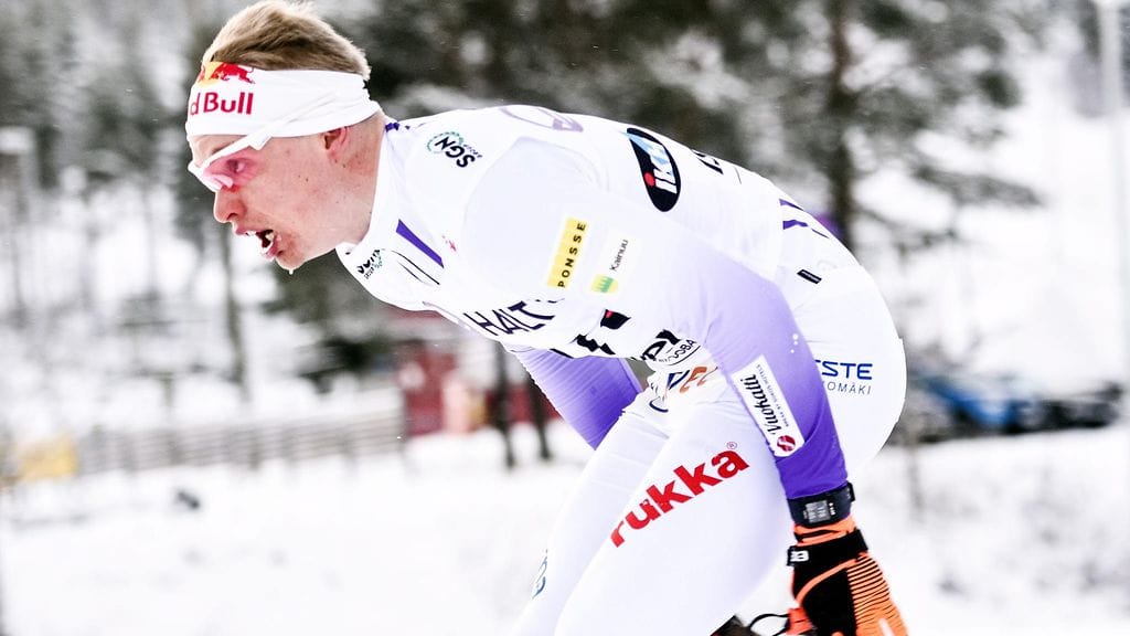 Iivo Niskanen vauhdissa Rovaniemellä.