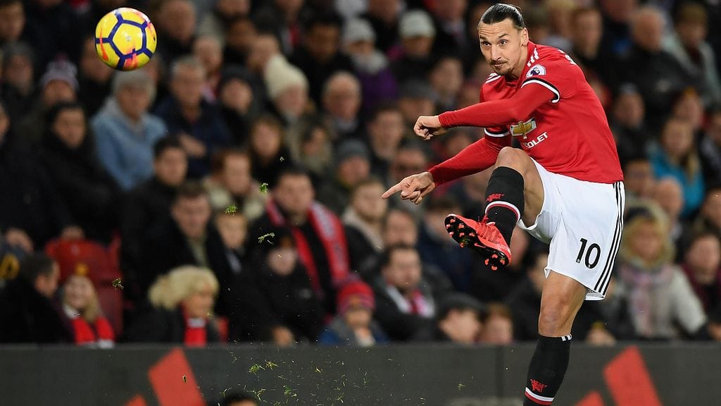 Zlatan Ibrahimovicin tyylinäyte Newcastlea vastaan.