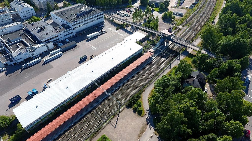 Pitäjänmäen aseman ympäristöä Helsingissä 10. heinäkuuta 2017.