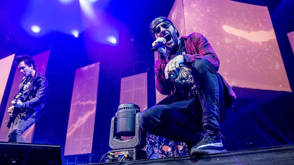 Avenged Sevenfold esiintyi tammikuussa 2017 Englannin Nottinghamissa.