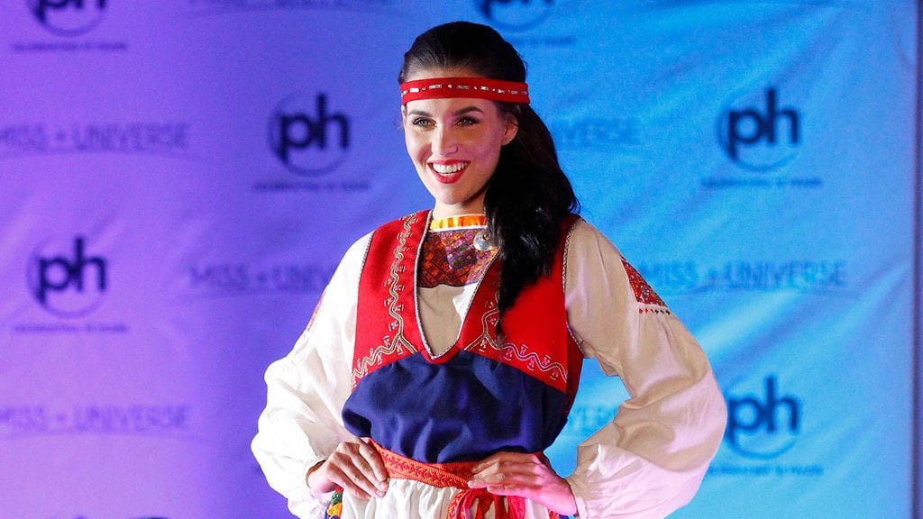 Michaela Söderholm Miss Universumeissa 18.11.2017 vaaka